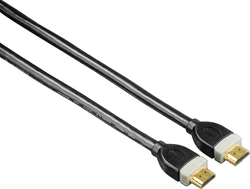 Hama 39666 4K Altın Uçlu 3m Ethernet HDMI Kablo - Black