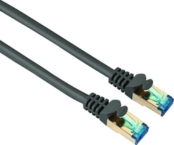 Hama 45054 CAT6 PIMF 5m Altın Uçlu Network Kablosu - Grey