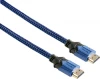 Hama 115481 PS4 4K Altın Uçlu 2.5m Ethernet HDMI Kablo - Blue