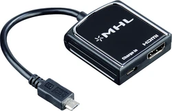 Hama 83188 Micro USB Fiş - HDMI Soket Çevirici MHL Adaptör