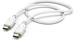 Hama 183332 0.2m USB-C - USB-C Şarj/Data Kablosu – Beyaz