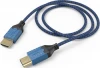 Hama 115481 PS4 4K Altın Uçlu 2.5m Ethernet HDMI Kablo - Blue