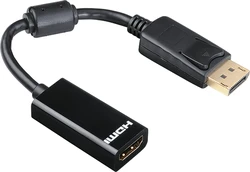 Hama 53766 DisplayPort Fiş – HDMI Soket Çevirici Adaptör - Black