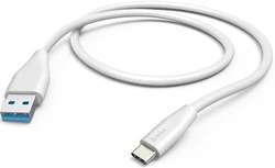 Hama 178397 1.5m USB-C - USB A Şarj/Data Kablosu – Beyaz