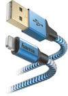 Hama 178298 1.5m Reflective Apple Lightning USB Kablo – Blue