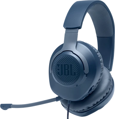 JBL Quantum 100 Gaming Kulak Üstü Kulaklık - Mavi